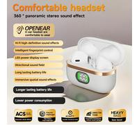 TEMU Nuovo Stile Auricolari Sportivi Semi-In-Ear True Wireless Mini Auricolari TWS HIFI Stereo HD Chiamate Stereo per iPhone Cellulare Gaming Cuffie Smart per Coppie Regalo Valentino