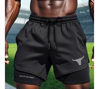 TEMU OBM Pantaloncini Sportivi da 2 in 1 da Spiaggia e Mare per con Dettagliata, Cerniera, Stampa , Traspiranti, con Vita a Cordino