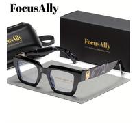 TEMU Occhiali Decorativi Unisex 2D Flat, FocusAlly, Stile Fashion per Fotografia