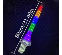 TEMU Ombrello a otto stecche LED e , ombrello a per quattro , ombrello per matrimonio con torcia e base . Richiede tre batterie AAA (non incluse)