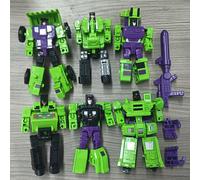 TEMU One Engineering Team Transformers Mecha, una statuetta combinata 6 in 1 di un robot trasformabile, un regalo di compleanno per Natale e Halloween
