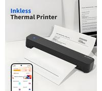 TEMU Orico A4 Stampante Termica Portatile - Connessione USB, Stampante Portatile Senza , Supporta Pdf/Word/Excel/Jpg, Stampa ad Definizione 203Dpi, Adatta per Telefoni Cellulari/Tablet/Laptop/Computer