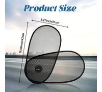 TEMU Parasole 1 pz girevole e regolabile per finestrino laterale auto, -sole, blocca il calore, non ostruisce del cielo, solo rete per uso in