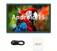 TEMU PEICHENG Tablet 15 da 10 Pollici, RK3326S 4-Core 8(3+5)GB RAM 32GB ROM, Touch IPS FHD da 10.1 Pollici, Fotocamera Anteriore 2MP e Posteriore 8MP, Type-C, G, Batteria Capiente da 6000mAh