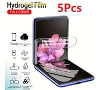 TEMU Pellicola in 5 pezzi per for Samsung Z Flip 3 Flip4 5G, pellicola morbida per for Samsung Flip Flip5, pellicola di
