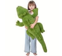 TEMU Peluche da 60 pollici a forma di coccodrillo, un alligatore e in un design grande e soffice. Regalo per bambini per compleanni, Halloween, Natale o San