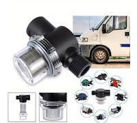 TEMU per Pompa Facile da Pulire per Camper - Filettatura 1/2", Materiale pz Resistente per Sistemi di Filtrazione Acqua in Camper e Autocaravan