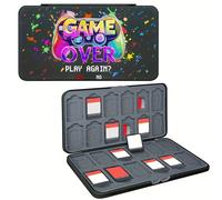 TEMU per scatola di archiviazione per schede di gioco Switch, con 24 slot per e 24 spazi per archiviazione di schede Micro SD