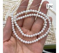 TEMU Perle naturali , quasi , perle da 4-5 mm, bianche, 36 cm, materiali e aggiunte per gioielli a come braccialetti, collane e orecchini