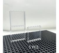 TEMU Pezzi 5 DIY Costruttivo 1x6x5 DOT Porta Finestra Cornice Muro Città Pannello Parti Casetta Mattoncini Giocattolo Modellino Caseificio Partecipazione Creativa Edilizia Miniature Fai Da Te