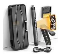 TEMU Pistola Saldante Portatile USB con Display LCD, Regolabile, Scatola di Conservazione