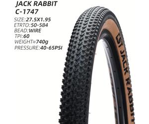 TEMU Pneumatico per mountain bike da XC CST C-1747 JACK RABBIT, copertoncino con a rotolamento, per MTB, da 26, 27.5, 29 pollici