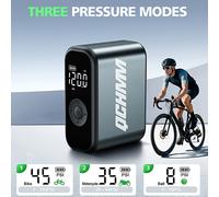 TEMU Pompa per Bicicletta Portatile con , Massimo 150 PSI, Pompa Elettrica per Bici, Automatico, con Valvola e Schrader per E-Bike, Mountain Bike, Città e Bici da , Motociclette con Palloni