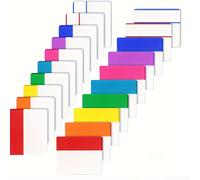 TEMU Post-it colorati trasparenti, scrittabili, semi-trasparenti e adesivi per etichettatura