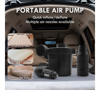 TEMU Potente pompa elettrica 12V per materassini ad aria - Gonfiaggio e sgonfiaggio , portatile e universale i gonfiabili, materassini ad aria e gonfiabili per piscina, per esterni - gonfiabile