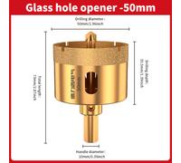TEMU Punta diamantata filettata progettata per applicazioni sia che a umido, con triangolare universale. È per l'uso su piastrelle, ceramica, pietra, , e .