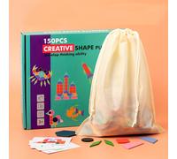 TEMU Puzzle Tangram da 150 pezzi per bambini, giocattolo puzzle di divertente e versatile con geometriche