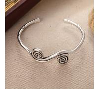 TEMU Questo bracciale un' ed . Il suo motivo a spirale è ricco di e fascino , rendendolo per l'uso ed . È anche un regalo meraviglioso.