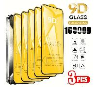 TEMU Questo è un set di tre proteggi in vetro 9D progettati per modelli di iPhone, tra cui il 17, 11, 12, 13, 14, 15 e 16 Pro/Pro Max, nonché e il 12 il 16.