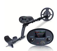 TEMU Rilevatore di metalli professionale sotterraneo, altezza regolabile, sensibilità elevata per il ritrovamento di tesori in tutti i metalli. Per adulti e principianti (spedito senza batterie)