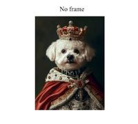 TEMU Ritratto Reale Personalizzato 2D Piatto Senza Cornice, Design Vintage Cavaliere Re Rinascimentale, Stampa su Tela, Poster per Decorazione Casa, Regalo per Halloween e Natale, Murale 2D Piatto