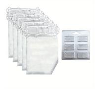 TEMU Sacchetti per aspirapolvere in tessuto non tessuto, 5 pezzi più un profumato, adatti per i modelli Vorwerk Kobold VK135 e VK136. Essenziali per la pulizia domestica