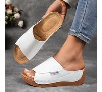 TEMU Sandali con Zeppa Estivi da Unita, Ciabatte Casual con Punta e Suola Spessa Facile da Indossare, Scarpe da Spiaggia con Tacco e Zeppa per Vacanze , Scarpe da Donna