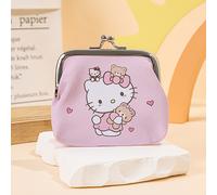 TEMU Sanrio ha autorizzato questo portamonete Hello Kitty con chiusura a , un mini portafoglio per donne, disponibile in design, come regalo per compleanni, matrimoni, festività, feste.