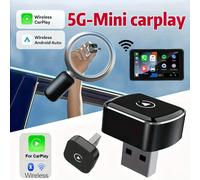 TEMU Scatola / Auto con 5G, Specchio Smartphone 2-in-1 e Computer da Auto, (5V), Compatibile con Tutte le Auto, Camion, SUV, Ricevitore da delle Dimensioni di un , Configurazione Facile