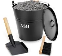 TEMU Secchio per con , Paletta e Scope, Secchio per con , Secchio per e per Camini, Bracieri, Focolari, a Legna, Interno ed Esterno