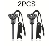 TEMU Set Accendini Autentici, Versatile con Raschietto a Percussione, per di Emergenza all', Non Richiede Batterie, Design e , Ottimo per Campeggio ed Escursionismo, Senza Batteria