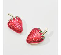 TEMU Set copribottone a forma di fragola fresca, designati per camicie da e da donna. Lo stile a è facile da : basta metterli in tre secondi. per qualsiasi , sia per che come regalo per le feste.