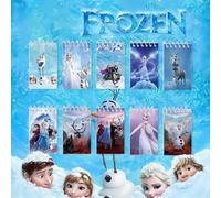 TEMU Set da 10 pezzi, Mini Quaderni a Spirale a Tema Elsa di "Frozen" - Design a Cartone Animato, Note, Agenda Giornaliera Unisex e dei Compiti. Regalo di Cartoleria per San Valentino e Capodanno