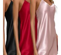TEMU Set da 3 pezzi da donna, composto da camiciola intera, senza schiena, sexy, e da