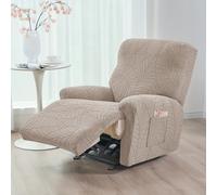 TEMU Set da 4 copridivani per poltrona a una in jacquard a foglie
