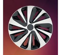 TEMU Set da 4 copriruota universali da 14 pollici per BB, copripneumatici decorativi per auto, copriruote, coprimozzi per cerchioni in acciaio