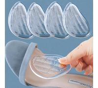 TEMU Set da 4 pezzi di cuscinetti avampiede in , ammortizzanti antiscivolo, design autoadesivo, adatti per scarpe col tacco e a punta