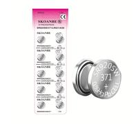 TEMU Set di 10 batterie a , 1.5V, modelli 371, 370, SR920SW, LR921, AG6, adatte per orologi