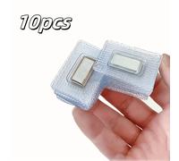 TEMU Set di 10 chiusure magnetiche resistenti - Ideali per chiusure nascoste in prodotti in pelle, borse e accessori moda