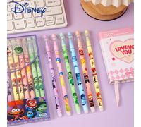 TEMU Set di 12 penne gel cancellabili a tema Disney con design Inside Out, punte da 0.5 mm in blu e , per studenti e come idea regalo per materiale scolastico o da ufficio