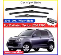 TEMU Set di 3 spazzole tergicristallo per Terios F700 modelli dal 2006 al 2017, adatte sia per i finestrini anteriori che posteriori