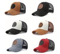 TEMU Set di 6 cappellini a rete primaverili ed estivi con patch con scritta '', adatti sia per che per donne, cappellini da camionista