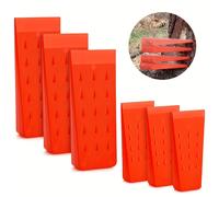 TEMU Set di 6 cunei per motosega da taglio legna, con cunei per abbattimento alberi con punte per un taglio sicuro - Può anche utilizzato come cuneo per porta