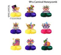 TEMU Set di 9 pezzi, con decorazioni a d'ape festa a tema carnevalesco, come centrotavola e bomboniere, per migliorare l' di un a tema