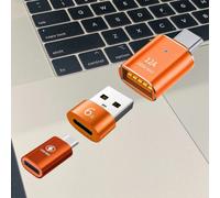 TEMU Set di adattatori USB a Type-C super pratico da 3 pezzi, ricarica e trasferimento informazioni, chiavetta USB con interfacce per la su telefoni cellulari e computer