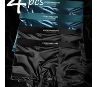 TEMU Set di biancheria intima premium da , 4 pezzi. è lussuoso e raffinato, il tessuto è , liscio e elasticizzato, per l'uso , e gli sportivi.