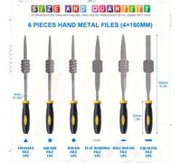 TEMU Set di Lime per Raspatura del Legno - Lime Assortite per a Raspatura - Strumento per Modellare