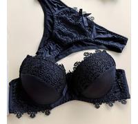 TEMU Set di lingerie da donna lussuoso ed elegante con pizzo, colori e design confortevole