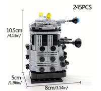 TEMU Set di Mattoncini da Costruzione MOC Robot Action Figures Giocattoli da Assemblare Regali Ideali per Natale Compleanno Halloween