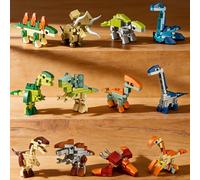 TEMU Set di puzzle di blocchi da costruzione di , grandi blocchi di da assemblare creativamente, come regalo interattivo per bambini, motivo casuale